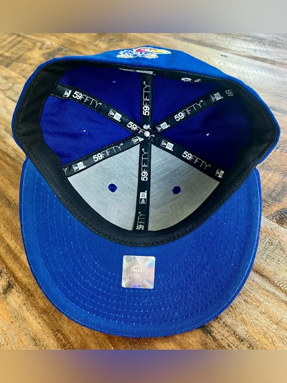 KU Jayhawks Embroidered Fitted Hat